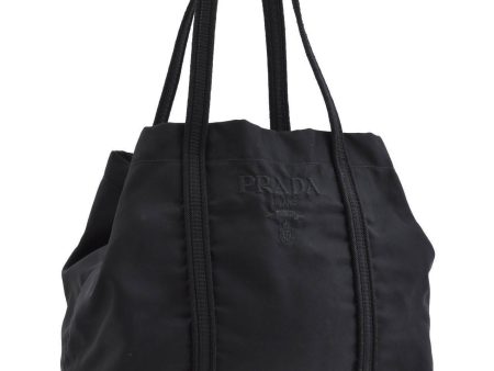 Authentic PRADA Nylon Tote Hand Bag Black 0638C Online Hot Sale