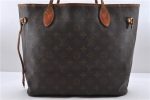 Authentic Louis Vuitton Monogram Neverfull MM Tote Bag M40156 LV 0508D Cheap