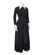 Black Taffeta Ingenue Gown For Cheap