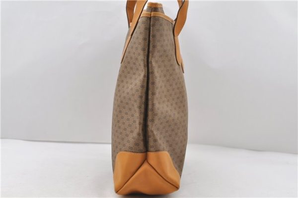 Authentic GUCCI Micro GG PVC Leather Shoulder Tote Bag 0172 Brown Junk 0463D Cheap