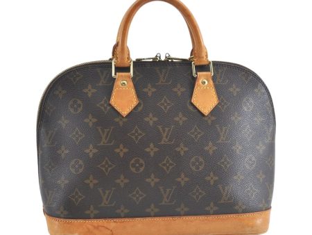 Authentic Louis Vuitton Monogram Alma Hand Bag M51130 LV H4679 Online now