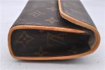 Authentic Louis Vuitton Monogram Pochette Florentine Clutch Bag M51855 LV 1601D Online