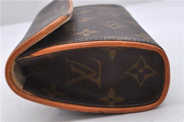 Auth Louis Vuitton Monogram Pochette Florentine Pouch Waist Bag M51855 LV 0660D on Sale