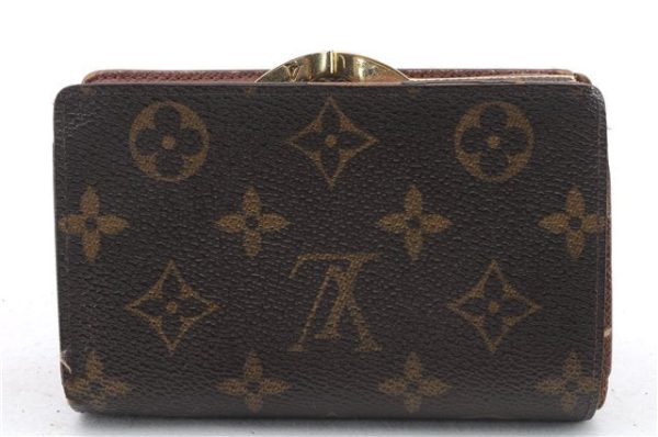 Auth Louis Vuitton Monogram Porte Monnaie Billets Viennois M61663 Wallet 0327D Online