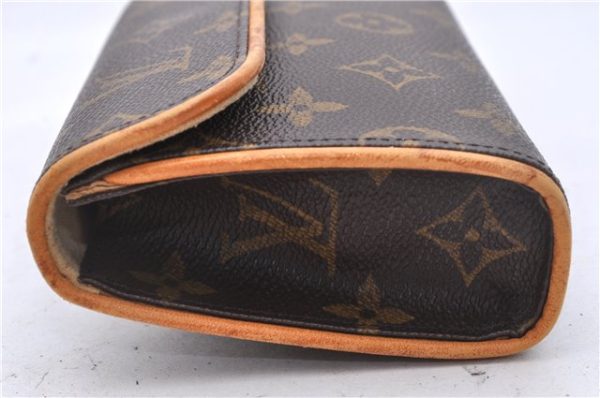 Authentic Louis Vuitton Monogram Pochette Florentine Clutch Bag M51855 LV 1601D Online