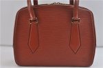 Authentic Louis Vuitton Epi Voltaire Shoulder Tote Bag Brown M52438 LV 0178D For Cheap