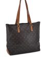 Authentic Louis Vuitton Monogram Cabas Mezzo Tote Bag M51151 LV Junk 0520D Discount