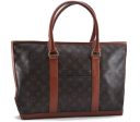 Auth Louis Vuitton Monogram Sac Weekend PM Vintage Tote Hand Bag M42425 LV 0838D Cheap