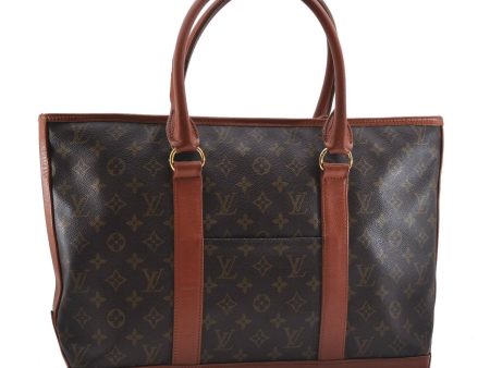 Auth Louis Vuitton Monogram Sac Weekend PM Vintage Tote Hand Bag M42425 LV 0838D Cheap