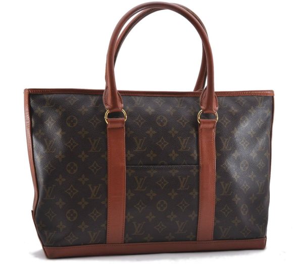 Auth Louis Vuitton Monogram Sac Weekend PM Vintage Tote Hand Bag M42425 LV 0838D Cheap