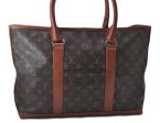 Auth Louis Vuitton Monogram Sac Weekend PM Vintage Tote Hand Bag M42425 LV 0889D For Discount