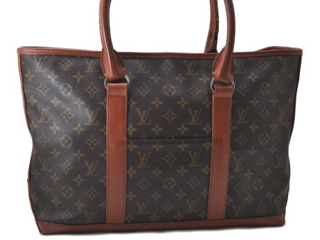 Auth Louis Vuitton Monogram Sac Weekend PM Vintage Tote Hand Bag M42425 LV 0889D For Discount