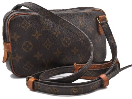 Louis Vuitton Monogram Marly Bandouliere Shoulder Cross Bag M51828 LV Junk 0205D Cheap