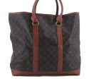 Auth Louis Vuitton Monogram Sac Weekend GM Vintage Tote Hand Bag M42420 LV 0280D Online