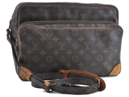 Auth LOUIS VUITTON Monogram Nile 34 Shoulder Cross Body Bag M45242 Junk LV H4256 Online now