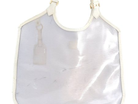 Auth Louis Vuitton Epi Plage Bahia Shoulder Tote Bag Clear White M92153 LV H5657 Supply