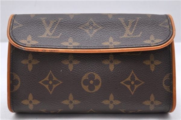 Auth Louis Vuitton Monogram Pochette Florentine Pouch Waist Bag M51855 LV 0660D on Sale