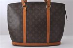 Authentic Louis Vuitton Monogram Babylone Shoulder Tote Bag M51102 LV 0908D For Sale