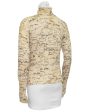 Cream Script Turtleneck Fashion