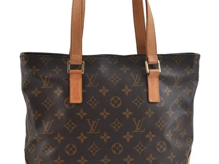 Authentic Louis Vuitton Monogram Cabas Piano Tote Bag M51148 LV 2130D Cheap