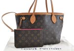 Authentic LOUIS VUITTON Monogram Neverfull PM Tote Bag M41245 LV G1134 Online Hot Sale