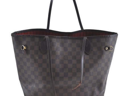 Authentic Louis Vuitton Damier Neverfull MM Tote Bag N51105 LV Junk H9048 For Discount