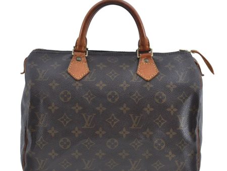 Authentic LOUIS VUITTON Monogram Speedy 30 Hand Bag M41526 LV H4232 Discount