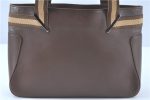 Authentic GUCCI Sherry Line Shoulder Tote Bag Leather 0021135 Brown H9411 Online Hot Sale