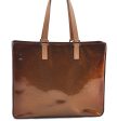 Authentic Louis Vuitton Vernis Columbus Shoulder Tote Bag Brown M91134 LV H9283 on Sale