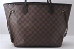 Authentic Louis Vuitton Damier Neverfull MM Tote Bag N51105 LV 1082D For Discount