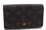 Auth Louis Vuitton Monogram Porte Monnaie Billets Tresor Wallet M61730 LV 2308D Sale