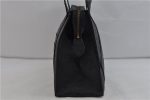 Authentic MCM PVC Vintage Shoulder Tote Bag Black 2103D Online Sale