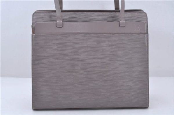 Authentic Louis Vuitton Epi Croisette PM Shoulder Tote Bag M5249B Gray 0460D on Sale