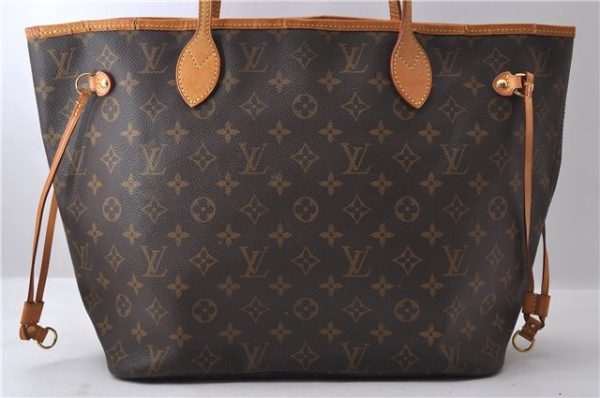 Authentic Louis Vuitton Monogram Neverfull MM Tote Bag M40156 LV 1169D Sale