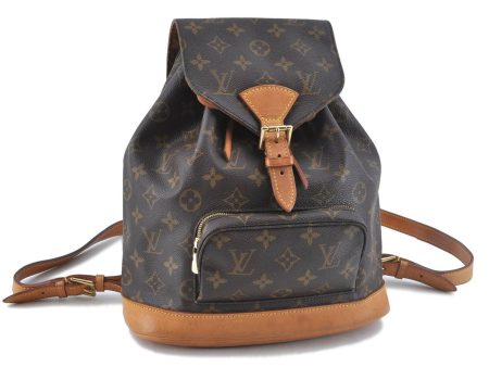 Authentic LOUIS VUITTON Monogram Montsouris MM Backpack M51136 LV H4681 Hot on Sale