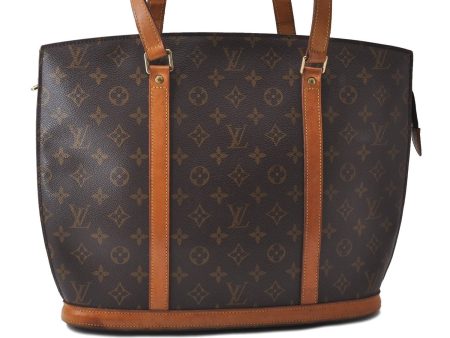 Authentic Louis Vuitton Monogram Babylone Shoulder Tote Bag M51102 LV 0908D For Sale