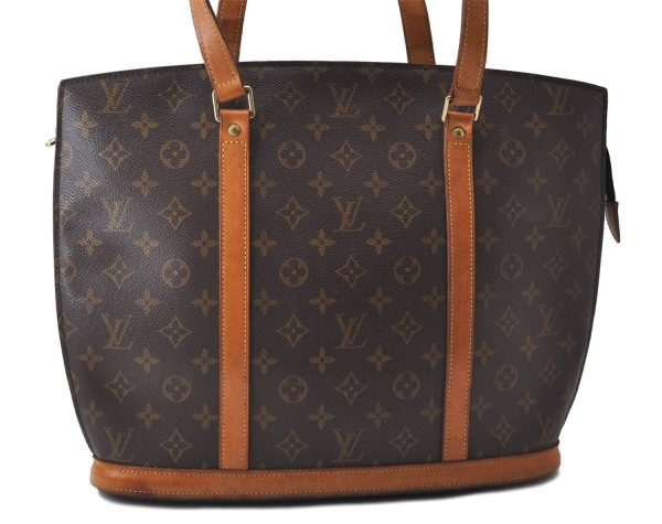 Authentic Louis Vuitton Monogram Babylone Shoulder Tote Bag M51102 LV 0908D For Sale