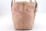 Auth GUCCI Sherry Line Shoulder Tote Bag GG Canvas Leather 139260 Pink 9798C Sale