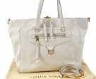 Auth LOUIS VUITTON Monogram Empreinte Lumineuse PM Tote Bag M93411 White G0733 Supply