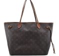 Authentic Louis Vuitton Monogram Neverfull MM Tote Bag M40156 LV 0508D Cheap