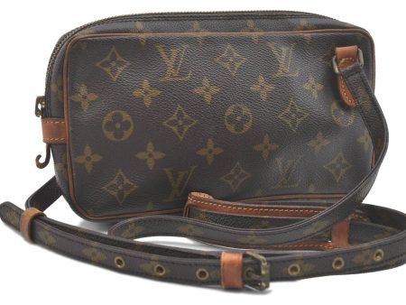 LOUIS VUITTON Monogram Marly Bandouliere Shoulder Cross Bag M51828 Junk H5111 Sale