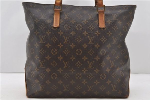 Authentic Louis Vuitton Monogram Cabas Mezzo Tote Bag M51151 LV 0487D For Sale