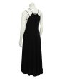 Black Double Strap Evening Dress Discount