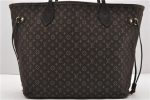 Auth Louis Vuitton Monogram Idylle Neverfull MM Tote Bag Brown M40513 LV 1448D on Sale