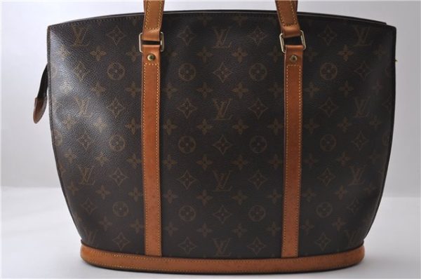 Authentic Louis Vuitton Monogram Babylone Shoulder Tote Bag M51102 LV 0908D For Sale