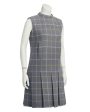 Grey Windowpane Dress and Jacket Set Sale