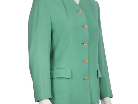 Green Crepe Jacket Supply