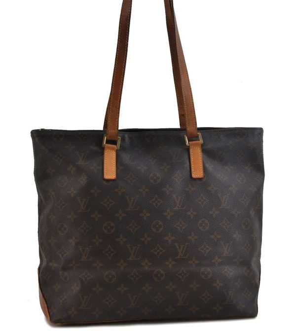 Authentic Louis Vuitton Monogram Cabas Mezzo Tote Bag M51151 LV 1796D Online Hot Sale