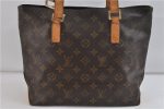 Authentic Louis Vuitton Monogram Cabas Piano Tote Bag M51148 LV Junk 0142D Sale