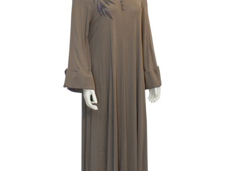 Brown Mocha Gown with Hood Online Sale